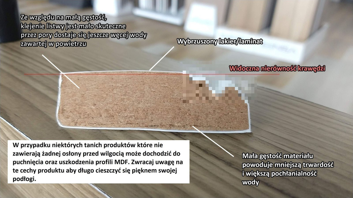 BIAŁA Listwa Przypodłogowa MDF 100x12 + GRATIS 22%